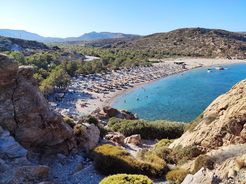 Vai Palmiye Ormanı ve Plajı