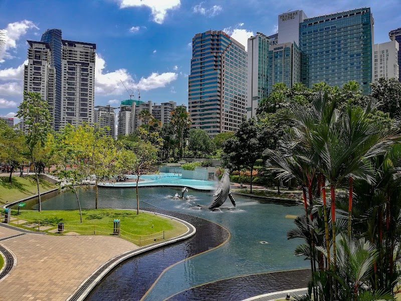 KLCC Parkı ve Çeşme Gösterisi