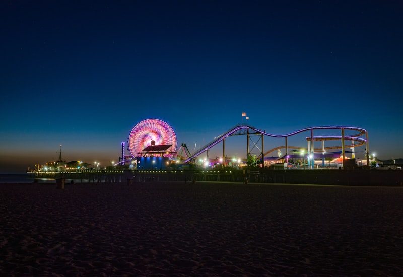 Los Angeles - Santa Monica İskelesi (Santa Monica Pier)