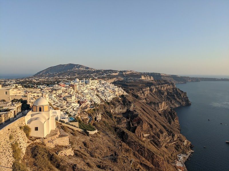 Santorini - Fira (Thira) Şehir Merkezi