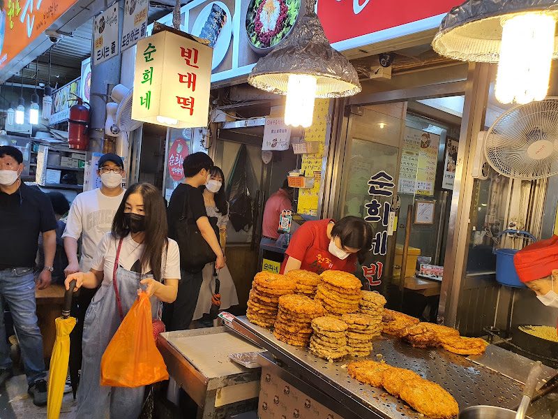 Gwangjang Market Sokak Yemekleri